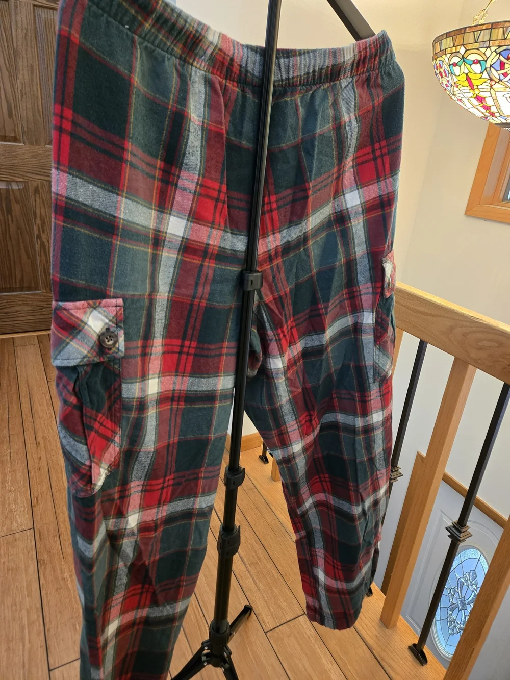 Duluth Trading Co Red & Green Plaid Unisex Pj Pants